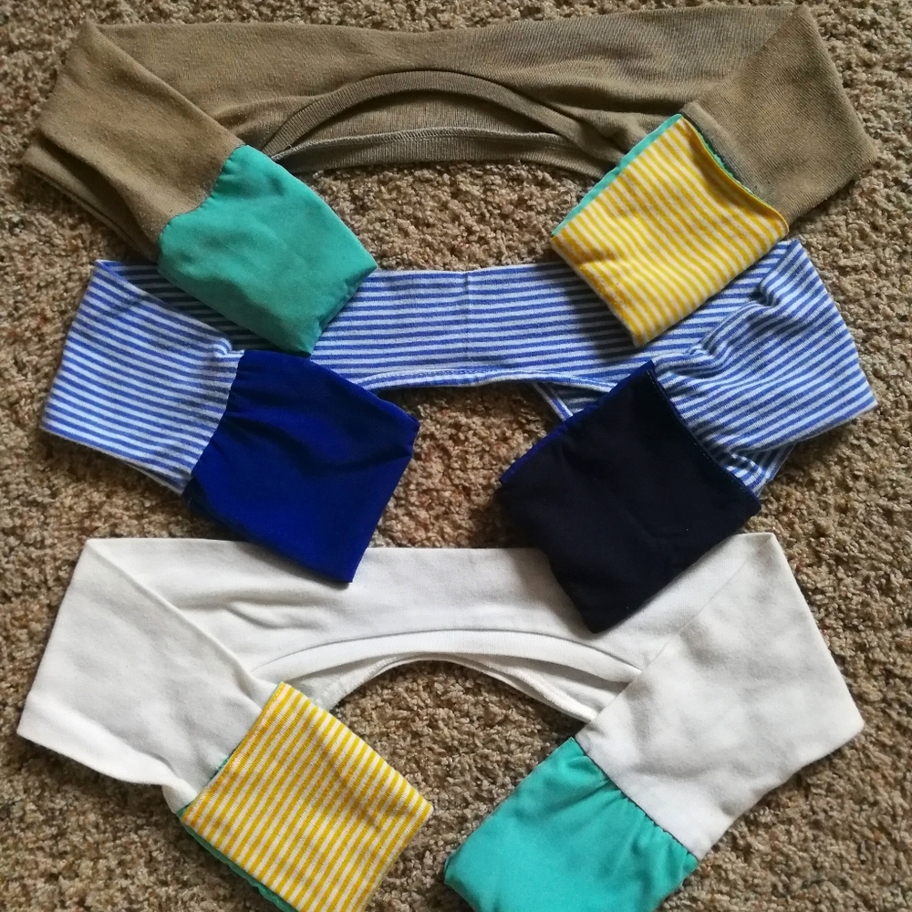 3 pairs scratch not sleeves 18-24m ithcy skin